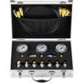 Hydraulic Pressure Test Kit, 250/400/600bar, 3 Gauges 9 Test Couplings 3 Test