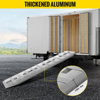 60' X 12' X 2.5'Aluminum Trailer Ramps 6000LBS Total Beavertail Hook End 1