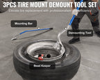 Tire Mount Demount Tool, 571-622 mm Manual Steel Tire Changer Mount Demount