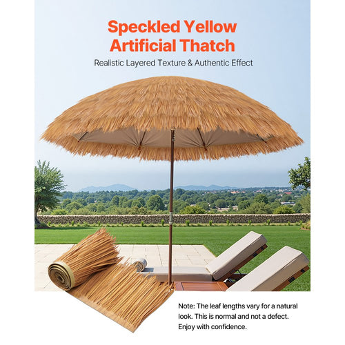 0.4 x 10 m Artificial Thatch Roofing Mexican Tiki Hut Grass Skirt Roof