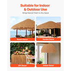 0.4 x 10 m Artificial Thatch Roofing Mexican Tiki Hut Grass Skirt Roof