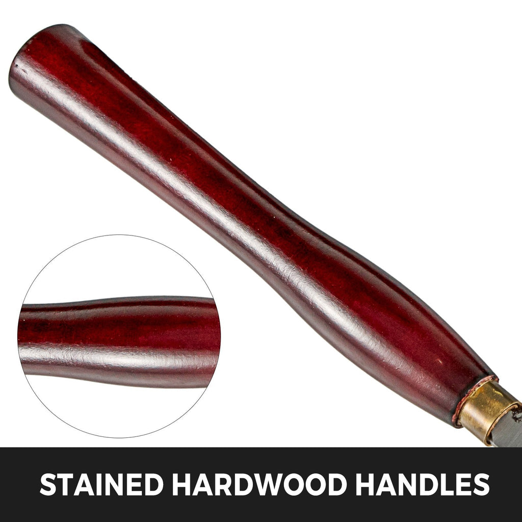 Woodworking Lathe Chisel Set 8 Piece Set Lathe Chisel HSS Steel Blades Wood