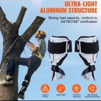 Tree Climbing Spikes Climbing Spurs Gear Aluminum Arborist Equipment White