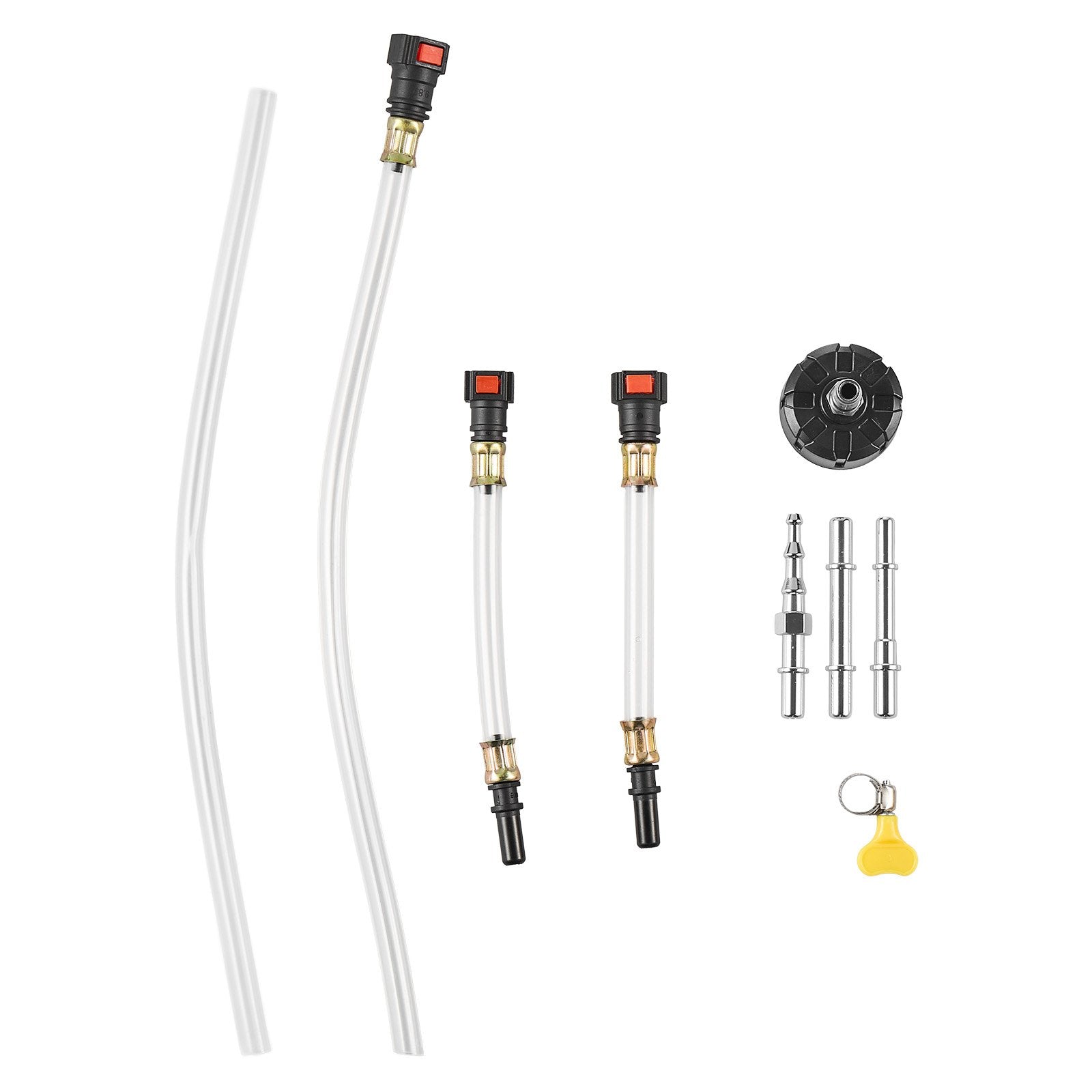 1.5 L Fluid Extractor, Manual Automotive Fluid Pump Extractor, Oil Syringe with Long Hose and Extension Tubes Easy Oil Change, Suction Pump for Lawn Mowers Cars Ships Golf Carts Motorcycles