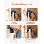 Plywood Carrier 90.7 kg Drywall Carrying Tool for 0-25.4 mm Thickness
