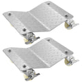 2 Pcs Tire Wheel Dollies 12"X16" Platform Size Wheel Car Dolly 3" Caster Wheel