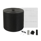 6 in x 100ft Solar Panel Bird Guard Critter Guard Roll Kit 60pcs Fasteners