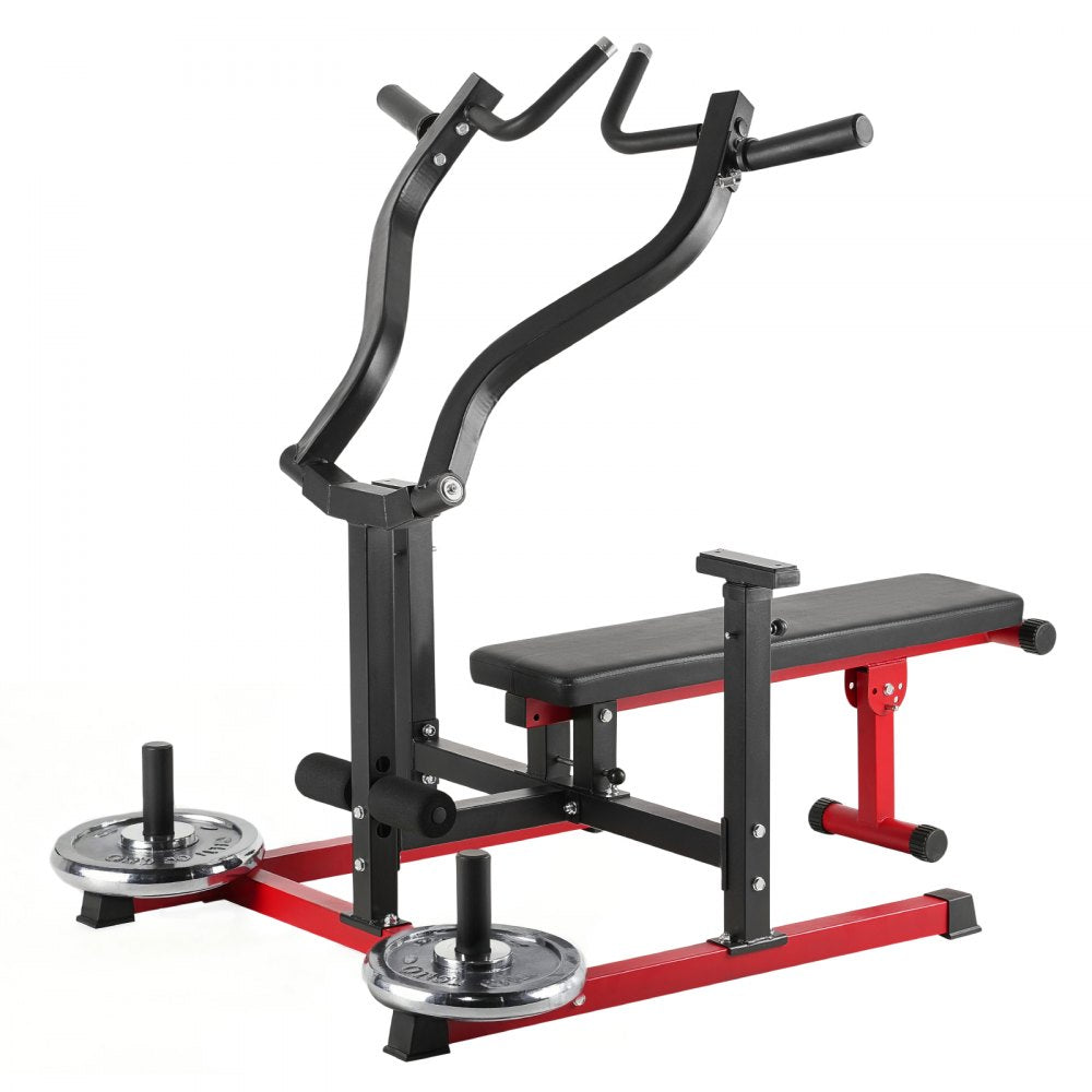 450 LBS Chest Press Machine Adjustable Bench Press Flat Incline Bench Gym