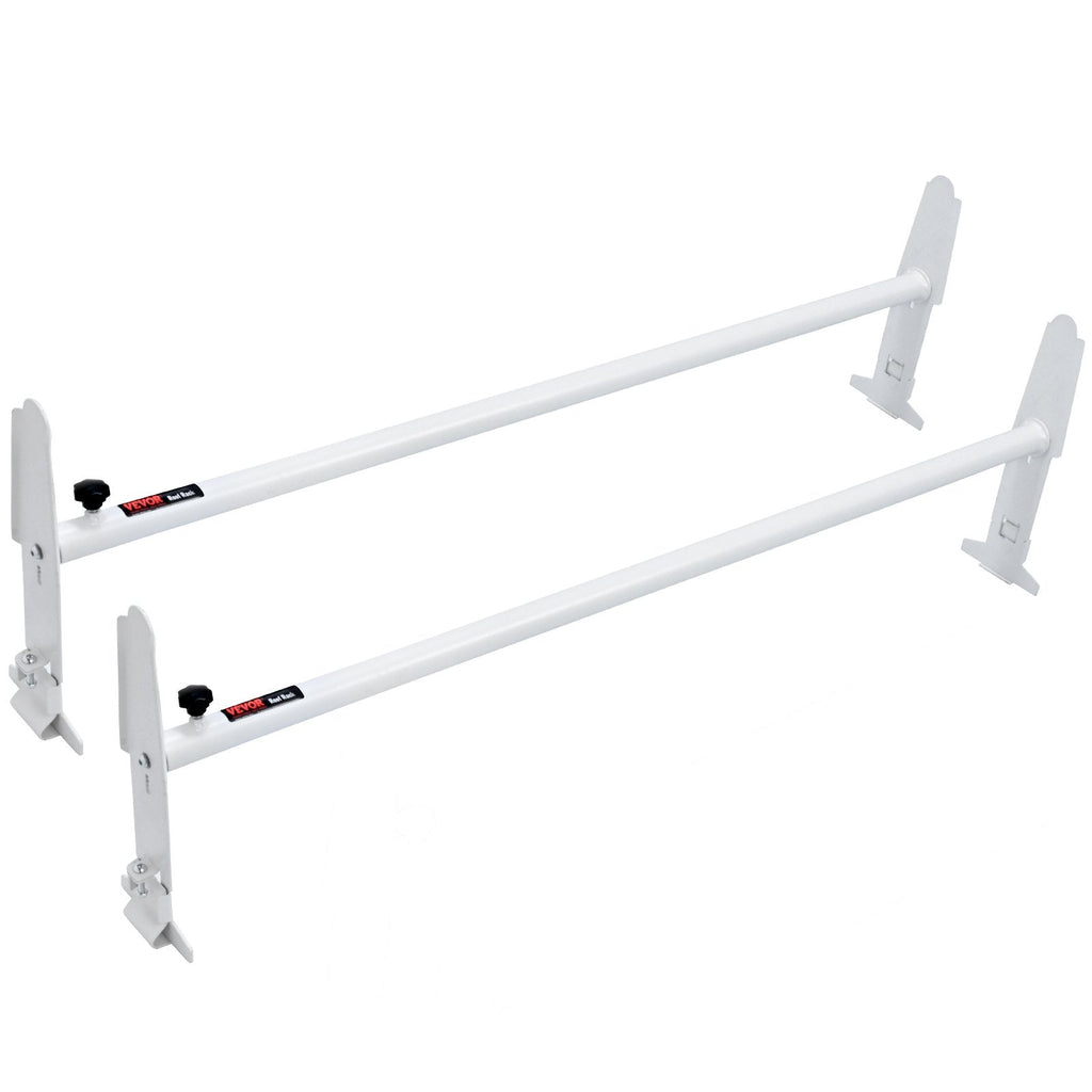 2-Bar Van Roof Ladder Rack Alloy Adjustable 47.2"-78.7" for Full-Size Vans