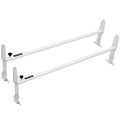 2-Bar Van Roof Ladder Rack Alloy Adjustable 47.2"-78.7" for Full-Size Vans