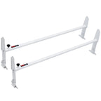 2-Bar Van Roof Ladder Rack Alloy Adjustable 47.2"-78.7" for Full-Size Vans