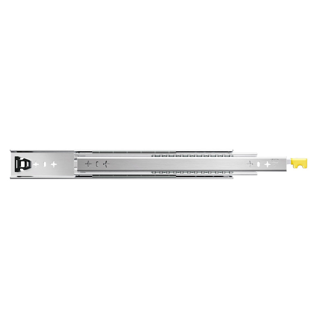 1 Pair Full Extension Drawer Slides 16 18 20 24 30 35 37.4 59 24 32 36 40 48 60 in, 250 lbs Load Capacity Locking Drawer Slides, Ball Bearing with Lock Side Mount Drawer Slide Rail