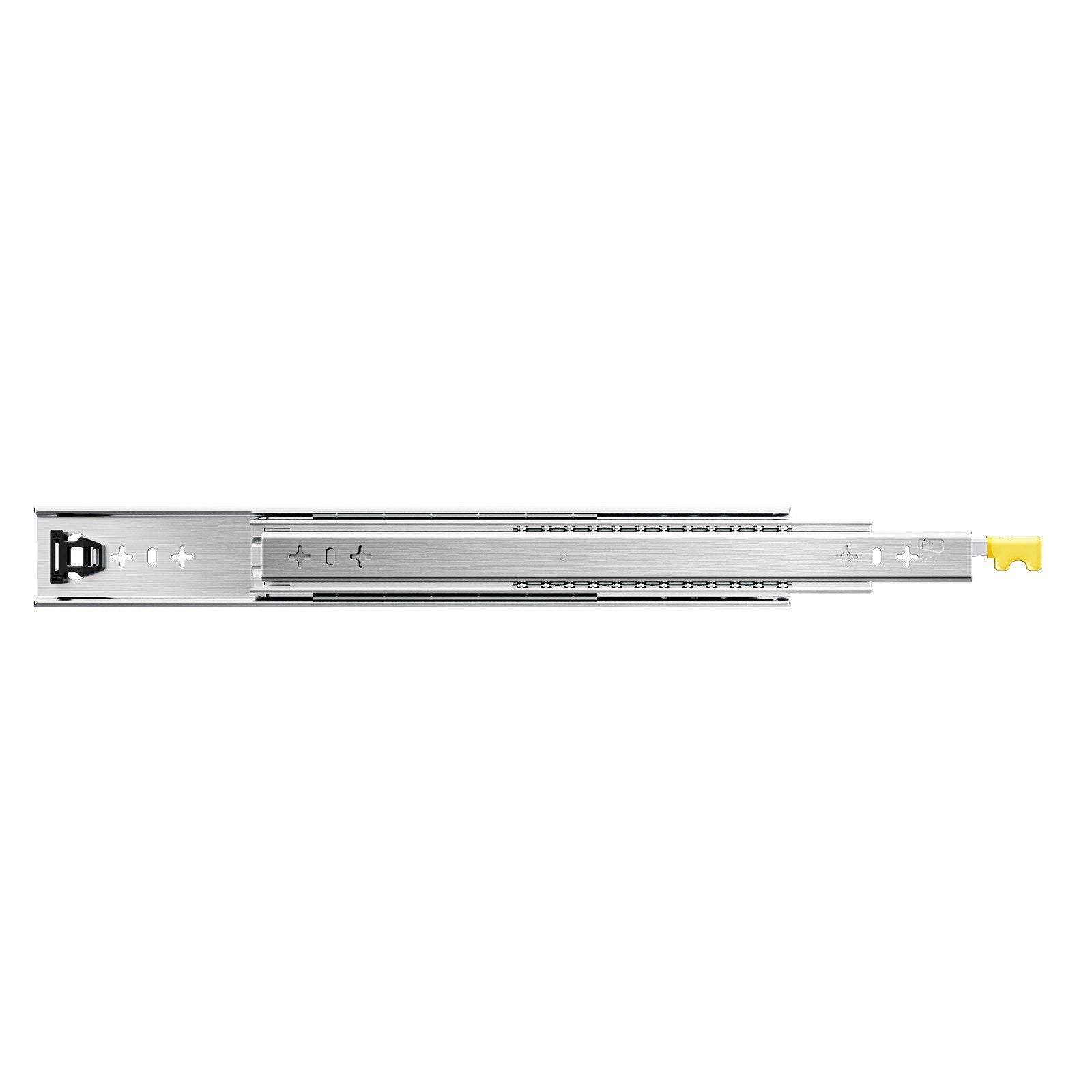 1 Pair Full Extension Drawer Slides 16 18 20 24 30 35 37.4 59 24 32 36 40 48 60 in, 250 lbs Load Capacity Locking Drawer Slides, Ball Bearing with Lock Side Mount Drawer Slide Rail